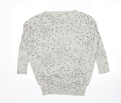 Womens UK Size S Tenki Grey Pullover Jumper