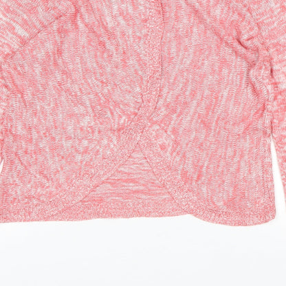 Aqua Womens Pink   Pullover Jumper Size L