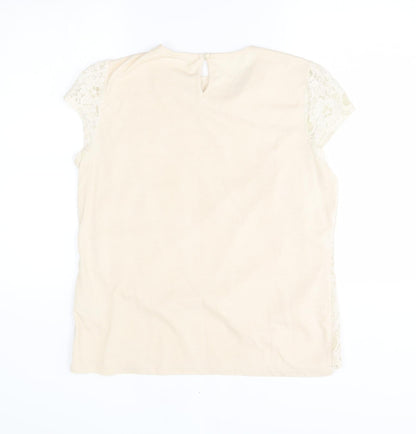 George Womens Beige   Basic Blouse Size 16