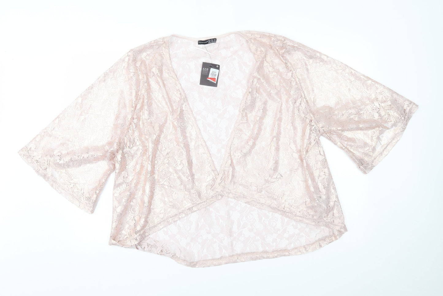 Primark Womens Pink Floral  Cardigan Jumper Size S