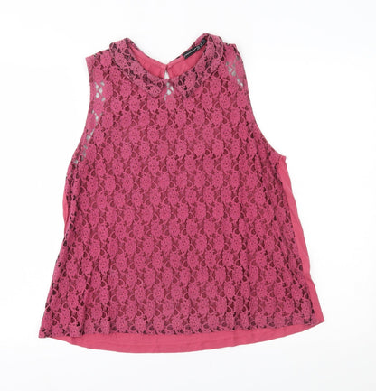 Primark Womens Pink   Basic Blouse Size 8