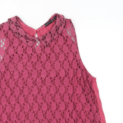 Primark Womens Pink   Basic Blouse Size 8