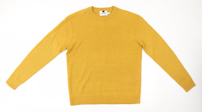 Topman Mens Yellow   Pullover Jumper Size L  -