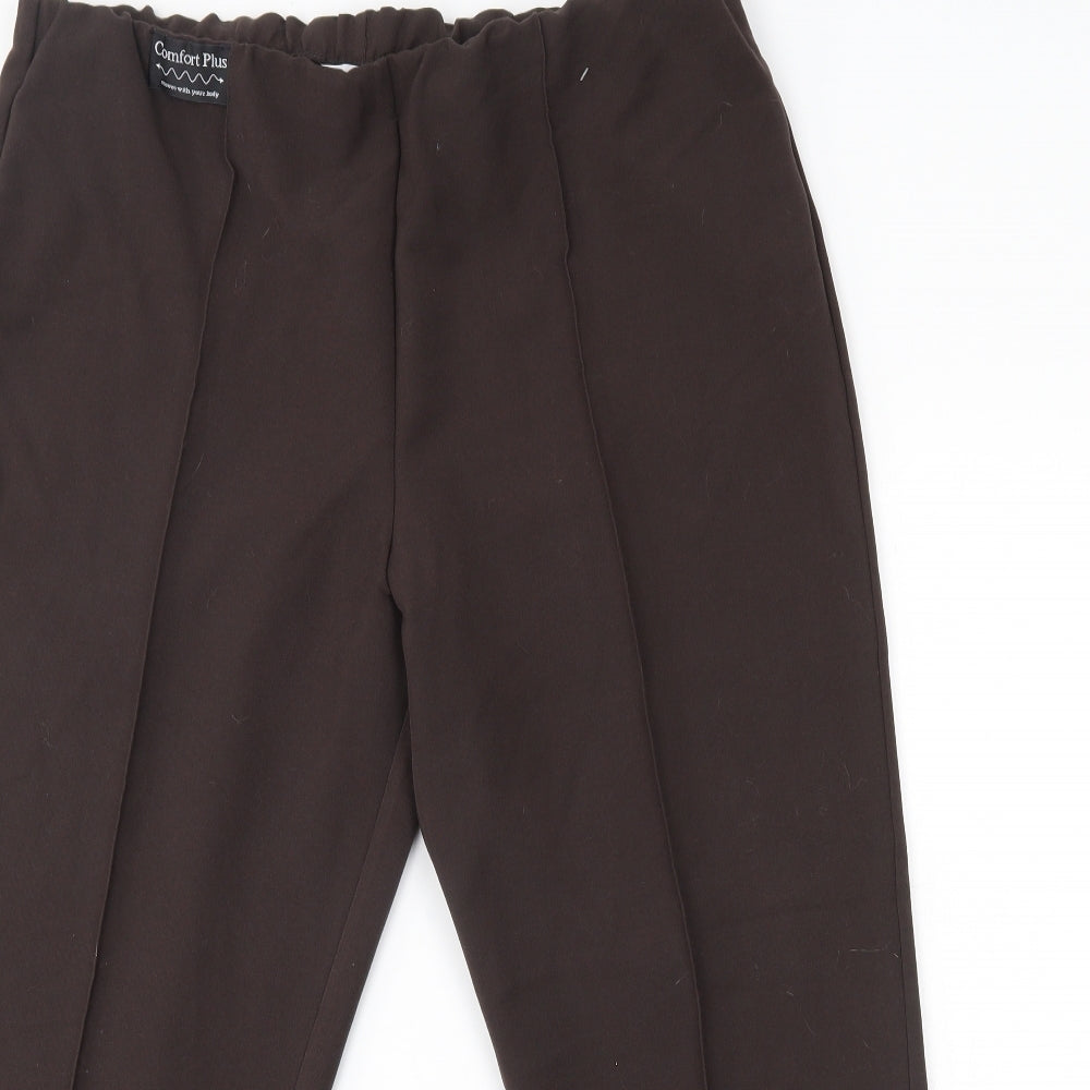 Classic Womens Brown   Trousers  Size 18 L25 in - comfort plus