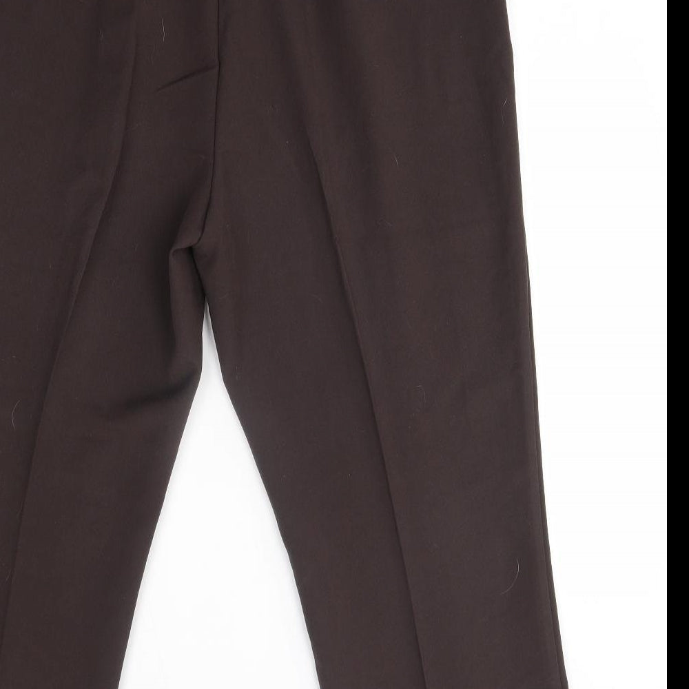 Classic Womens Brown   Trousers  Size 18 L25 in - comfort plus