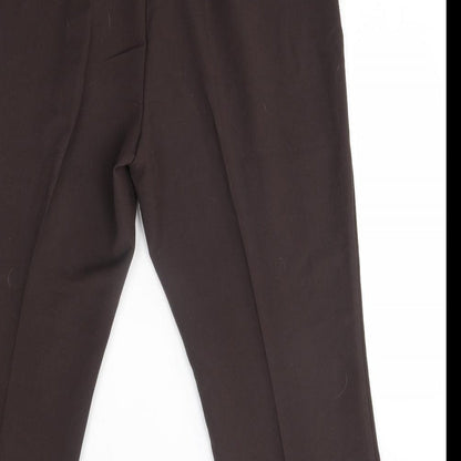 Classic Womens Brown   Trousers  Size 18 L25 in - comfort plus