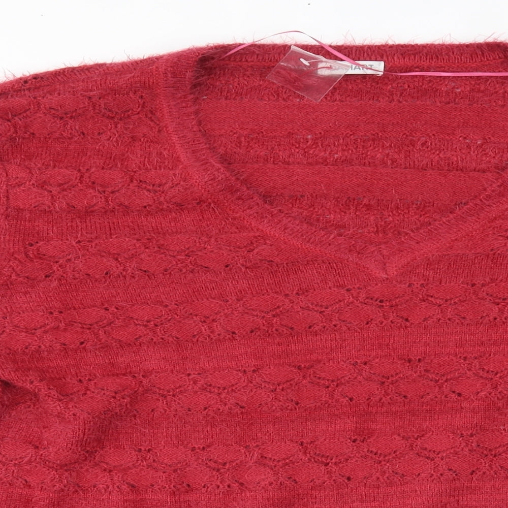 Damart Womens Red   Pullover Jumper Size 20