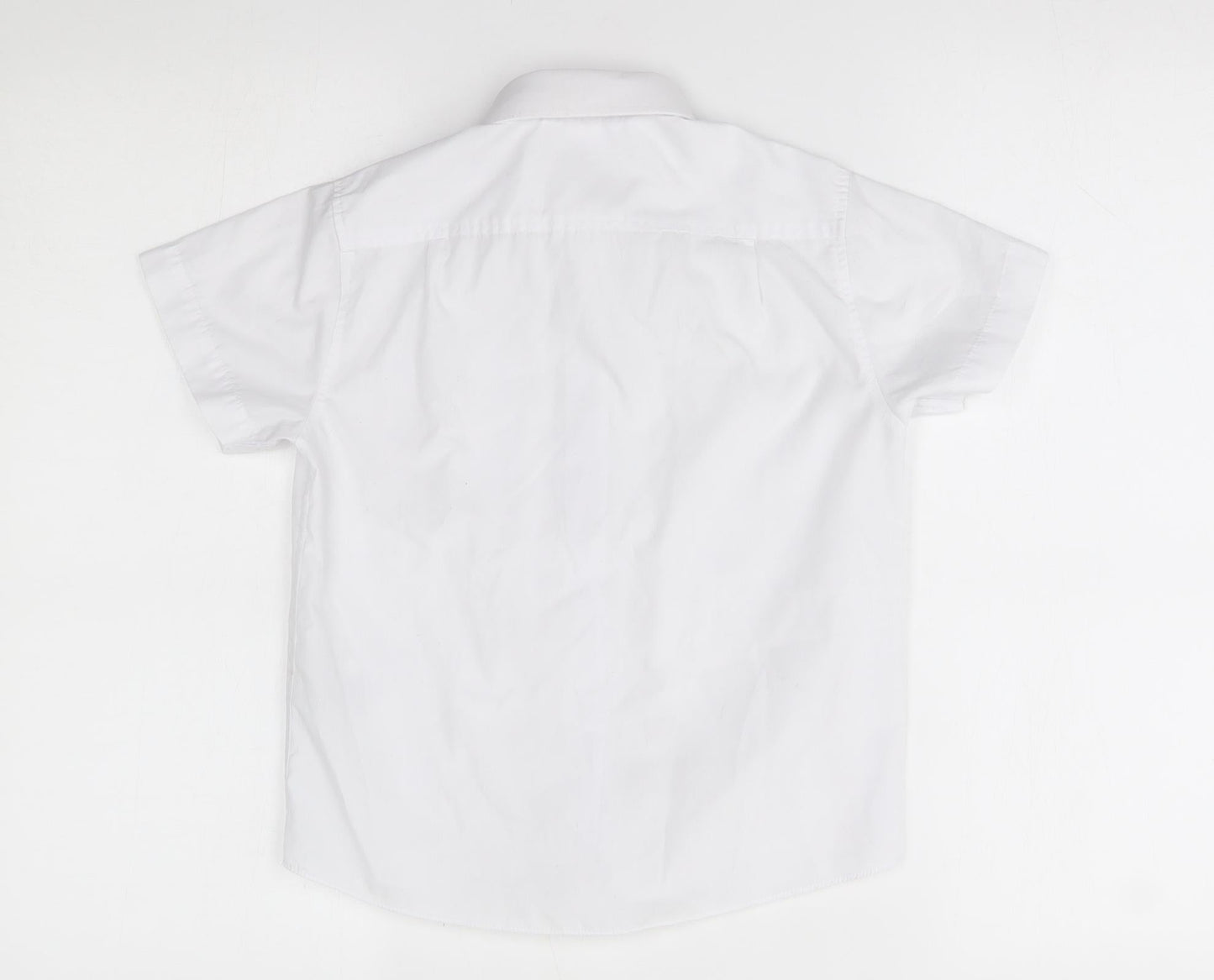 Matalan Boys White   Basic Button-Up Size 8 Years