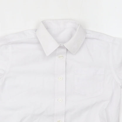 Matalan Boys White   Basic Button-Up Size 8 Years