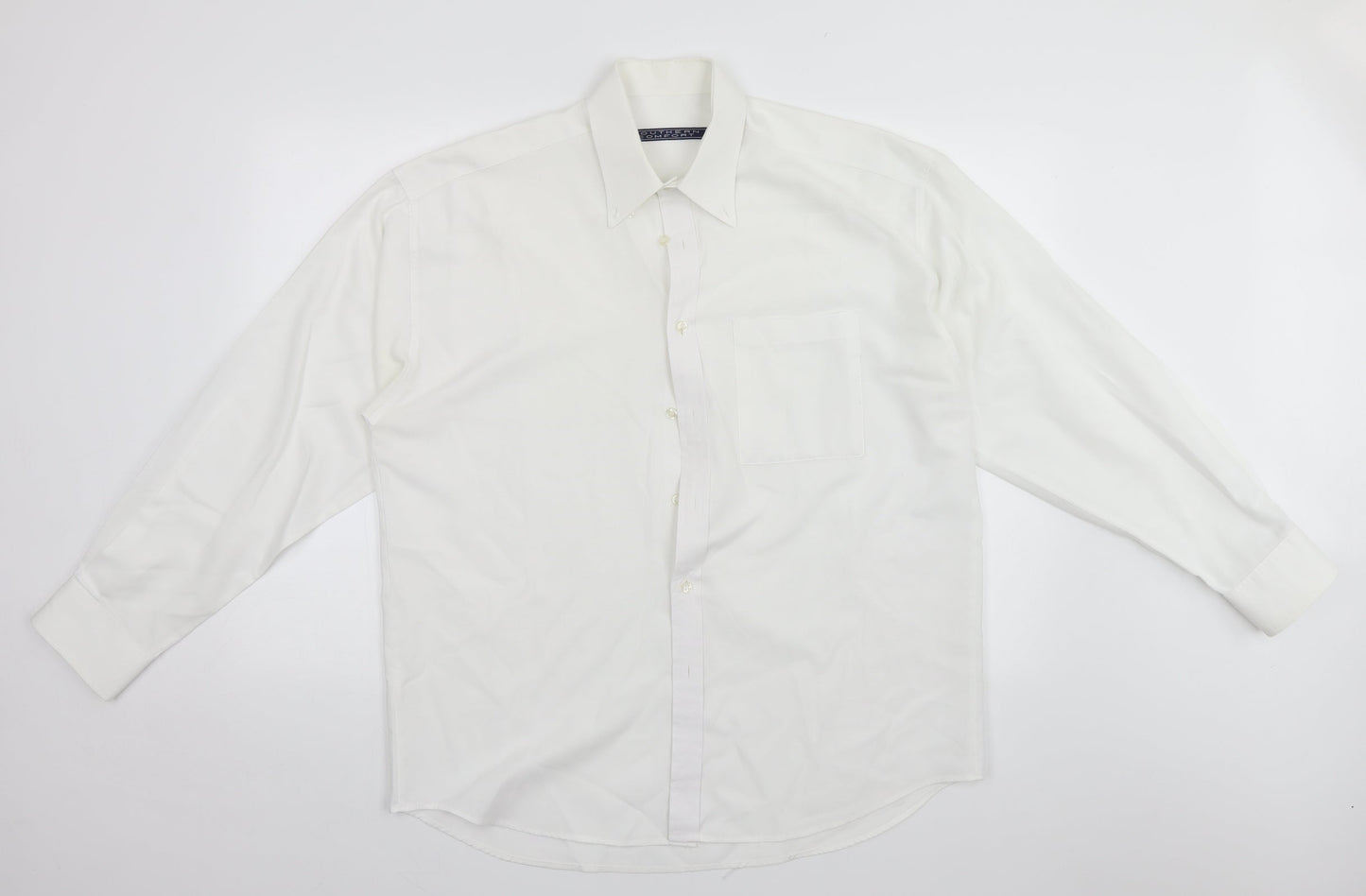 Southern Comfort Mens White    Button-Up
