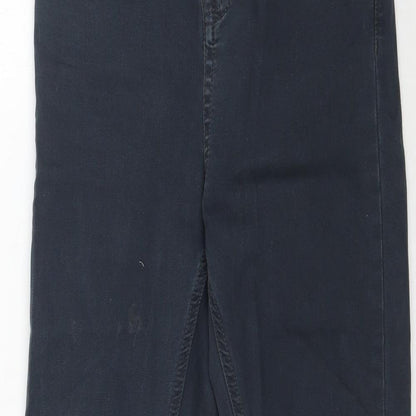 Denim Co. Womens Grey  Denim Skinny Jeans Size 8 L29 in