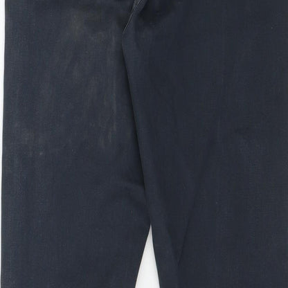 Denim Co. Womens Grey  Denim Skinny Jeans Size 8 L29 in