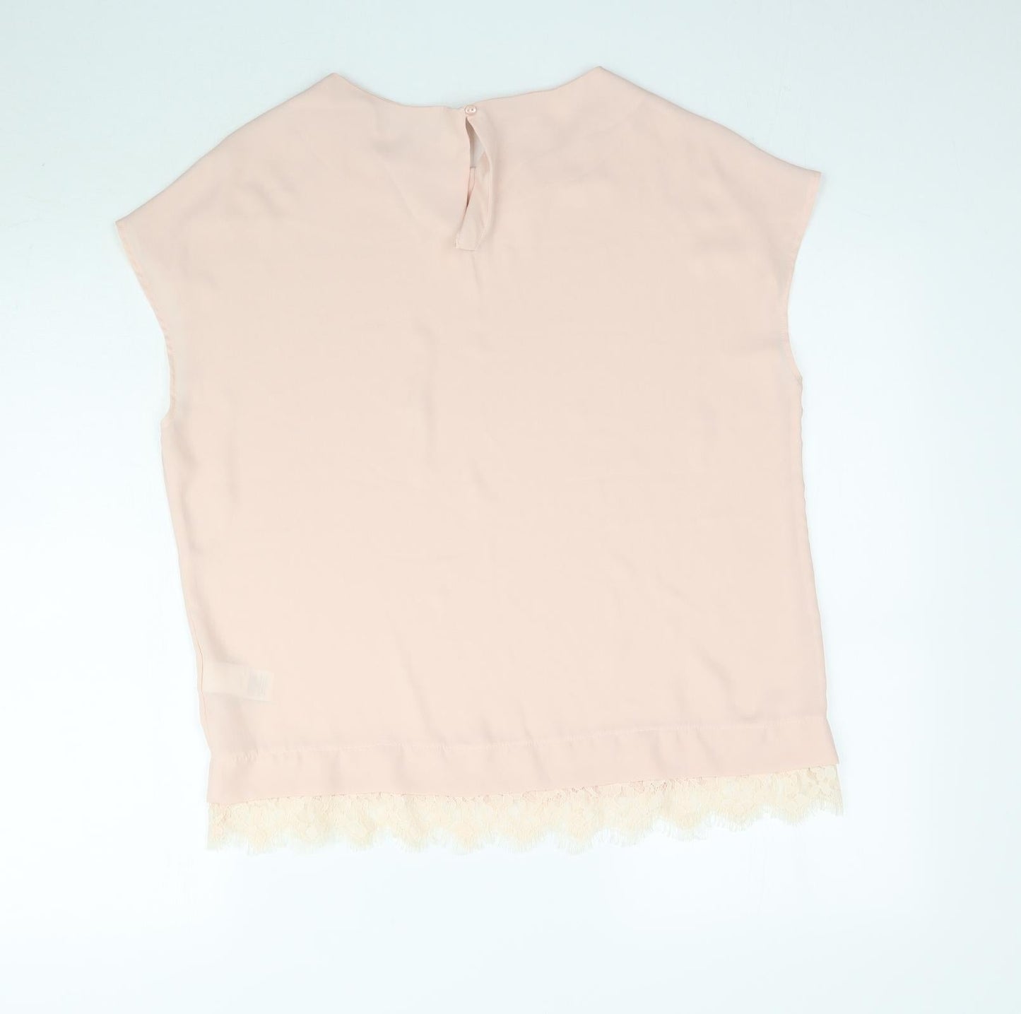 Womens UK Size 12 NEXT Pink Basic Blouse