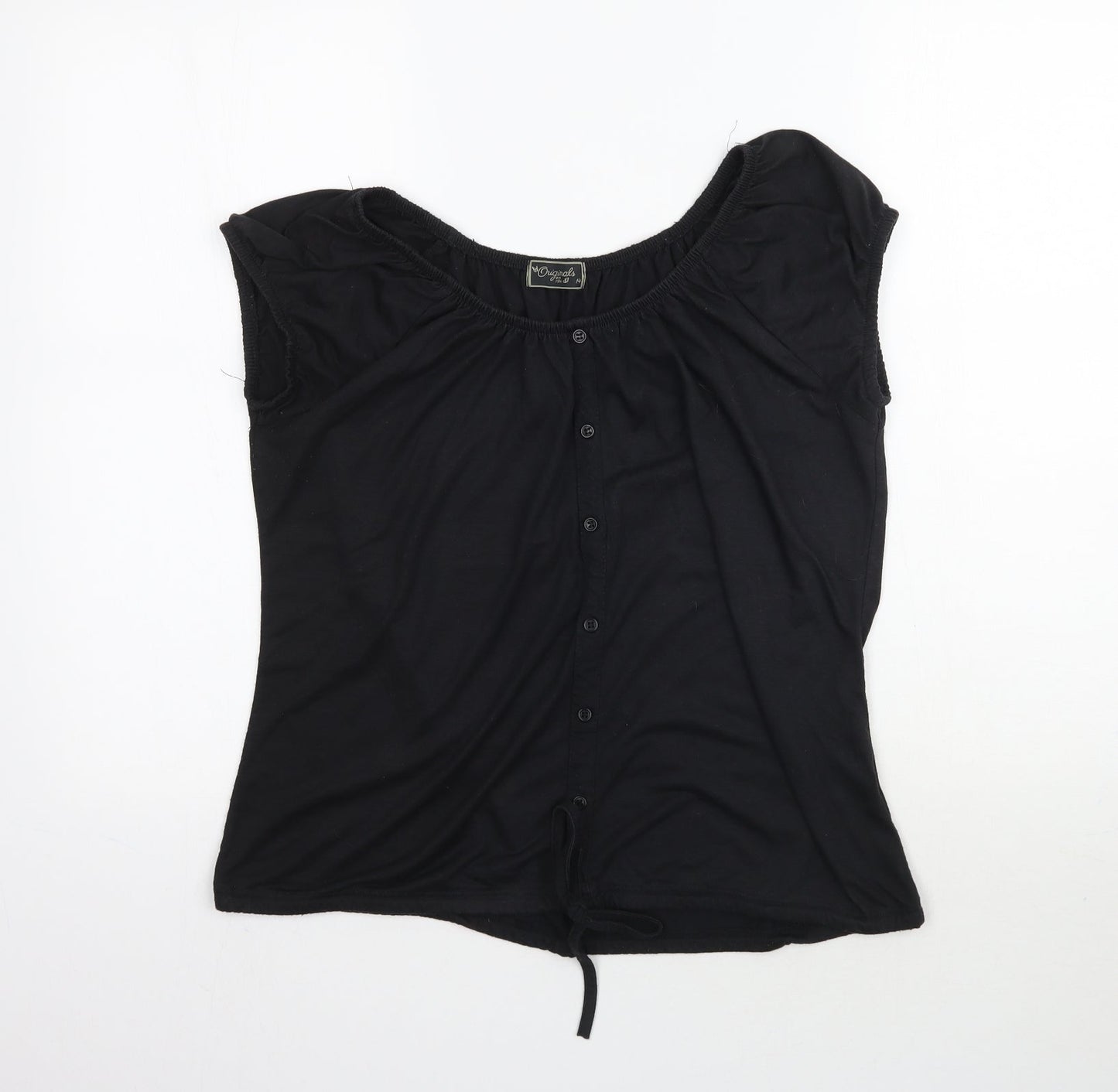 Originals Womens Black   Basic T-Shirt Size 14