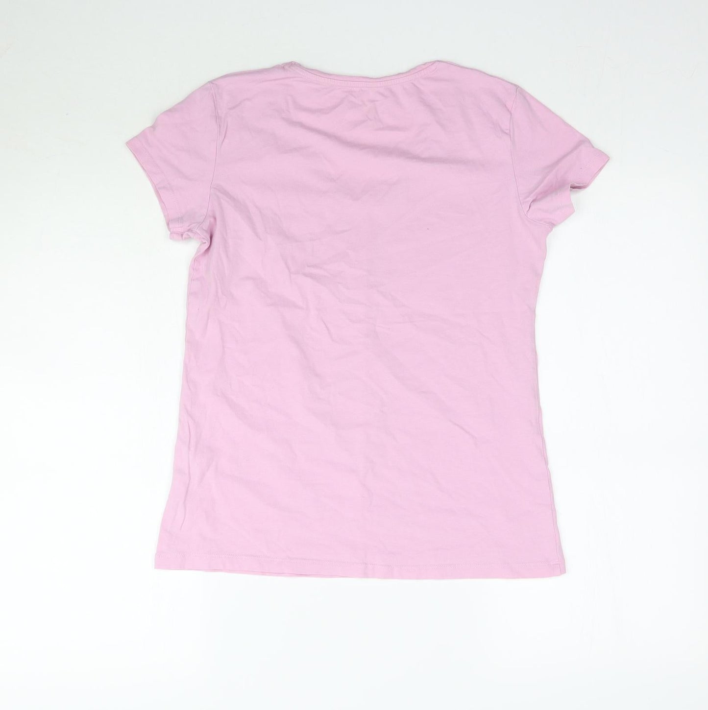Womens UK Size 14 Atmosphere Pink Basic T-Shirt