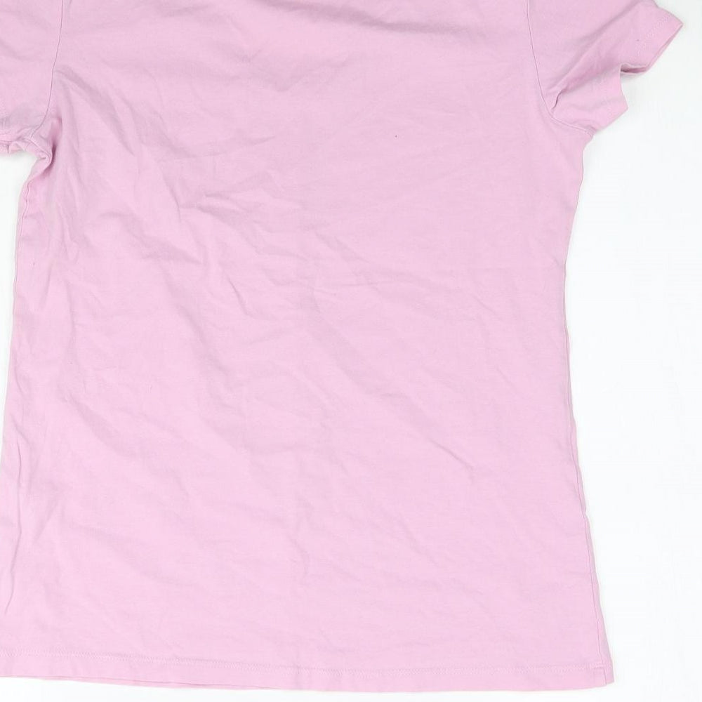Womens UK Size 14 Atmosphere Pink Basic T-Shirt