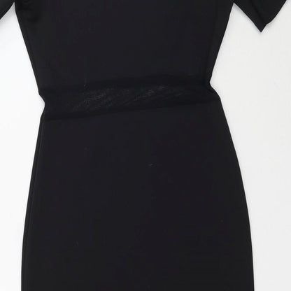Missguided Womens Black   Pencil Dress  Size 10