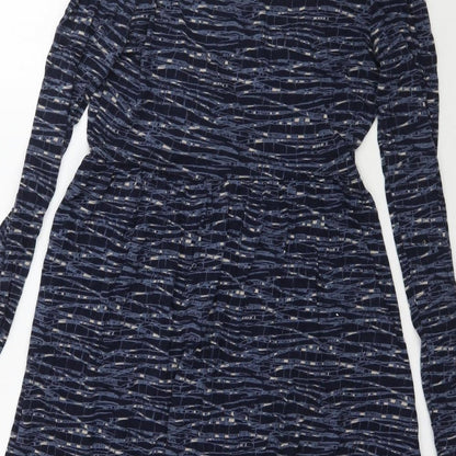 H&M Womens Blue   Wrap Dress  Size S