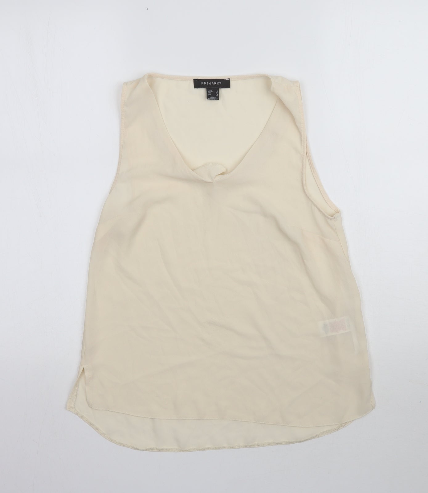 Primark Womens Ivory   Basic Blouse Size 8