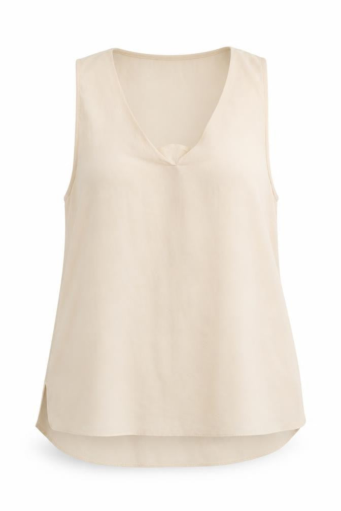Womens UK Size 8 Primark Ivory Basic Blouse