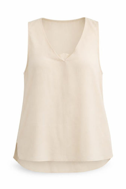 Womens UK Size 8 Primark Ivory Basic Blouse