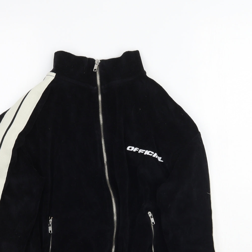 Womens UK Size S Boohoo Black Jacket