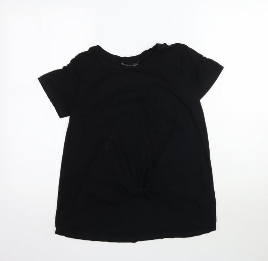Womens UK Size 8 Dorothy Perkins Black Basic T-Shirt