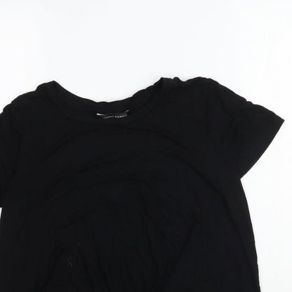 Womens UK Size 8 Dorothy Perkins Black Basic T-Shirt