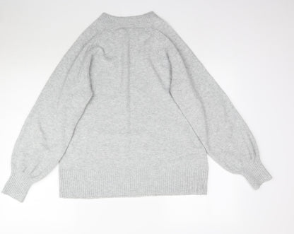 Womens UK Size M Matalan Grey Pullover Jumper