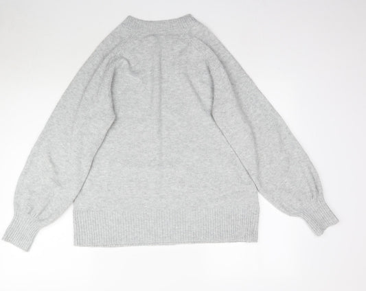 Womens UK Size M Matalan Grey Pullover Jumper