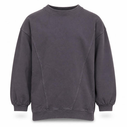 Front view of Next boys’ grey pullover sweatshirt, size 7, years