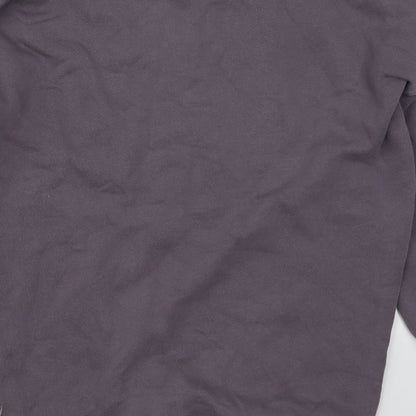 Brand and care label for Next boys’ grey pullover sweatshirt, size 7, years