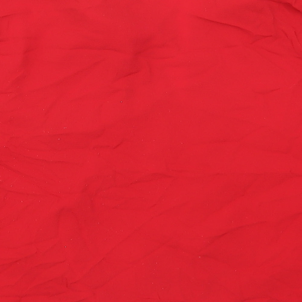 Womens UK Size 12 Select Red Basic Blouse