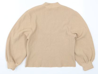 Womens UK Size S Sweewe Beige Pullover Jumper