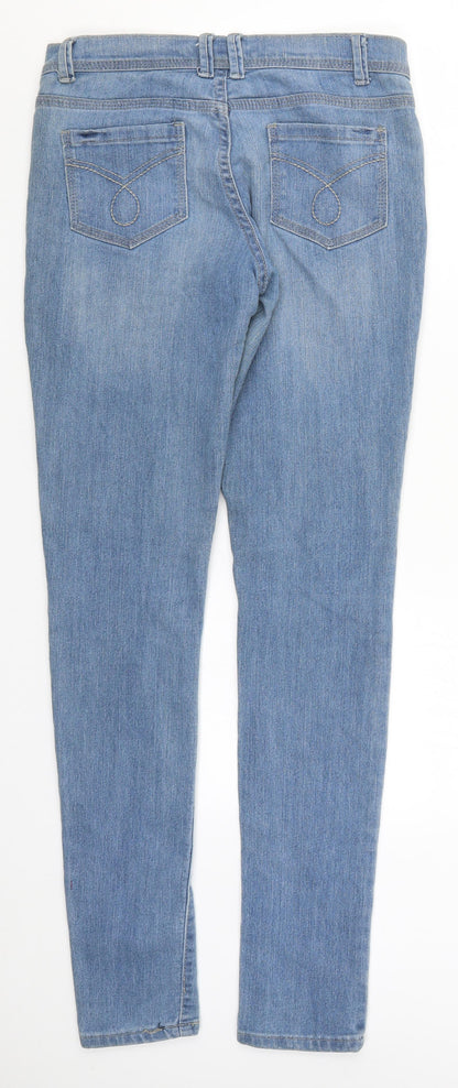 Womens UK Size 30 in Preworn Regular Fit Skinny Blue Jeans