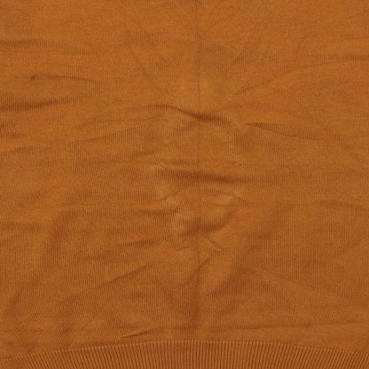 Avenue Womens Beige  Knit Henley Jumper Size 8