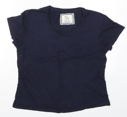 Primark Womens Blue Solid  Top Pyjama Top Size 10