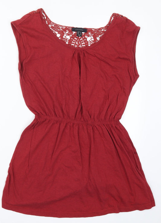 Atmosphere Womens Red   Basic T-Shirt Size 14