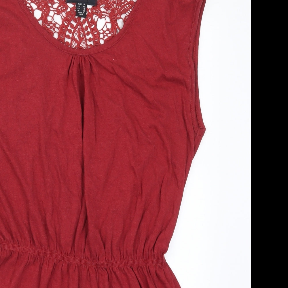 Atmosphere Womens Red   Basic T-Shirt Size 14