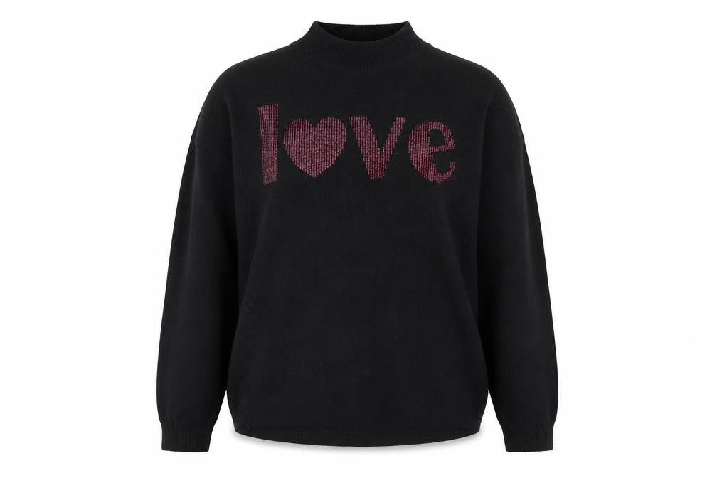 Womens UK Size S H&M Black Pullover Jumper