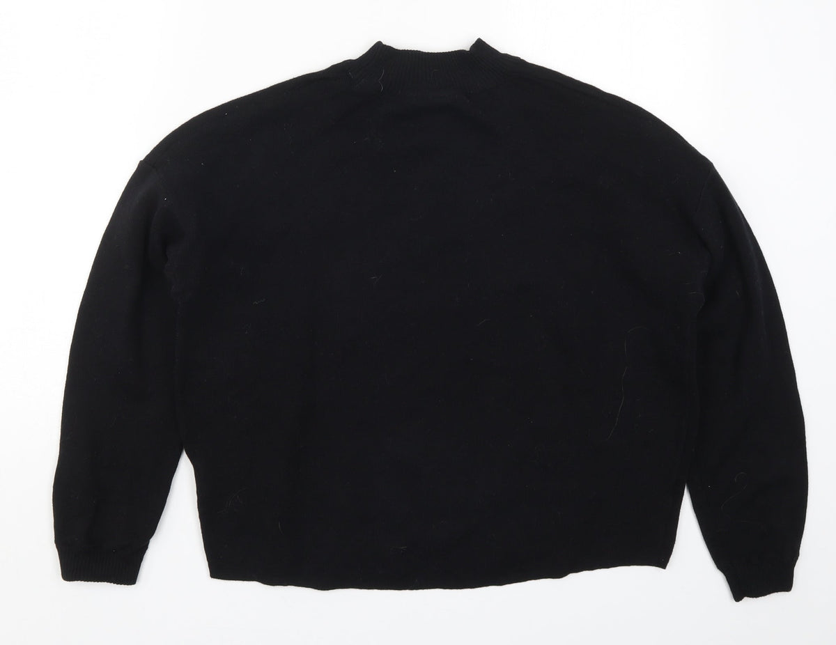 Womens UK Size S H&M Black Pullover Jumper