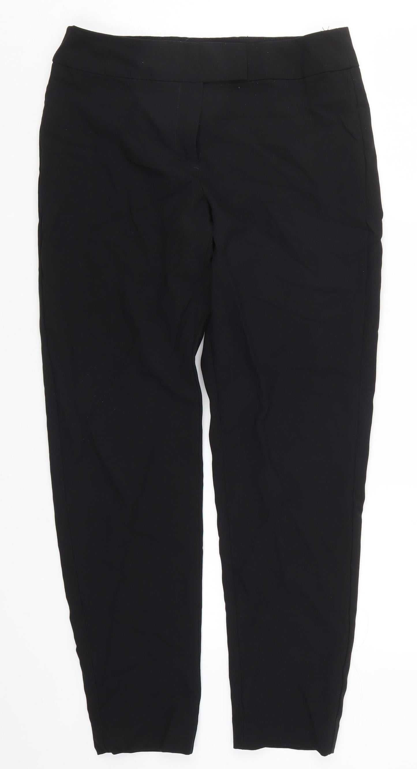 George Womens Black   Trousers  Size 10 L27.5 in