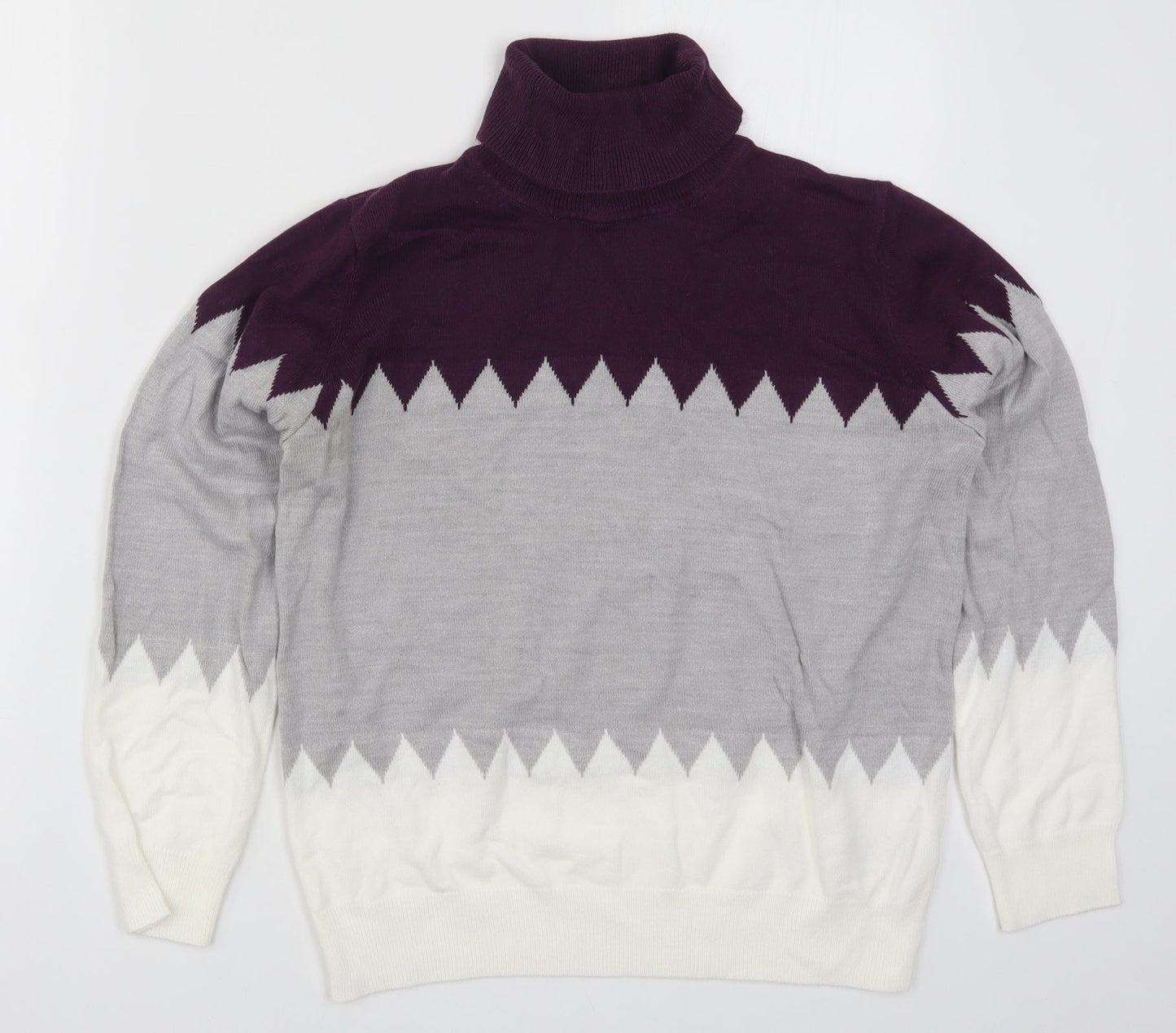 Womens UK Size 12 Marks and Spencer Purple Pullover Jumper