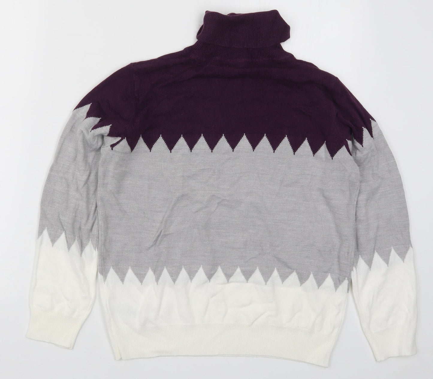 Womens UK Size 12 Marks and Spencer Purple Pullover Jumper