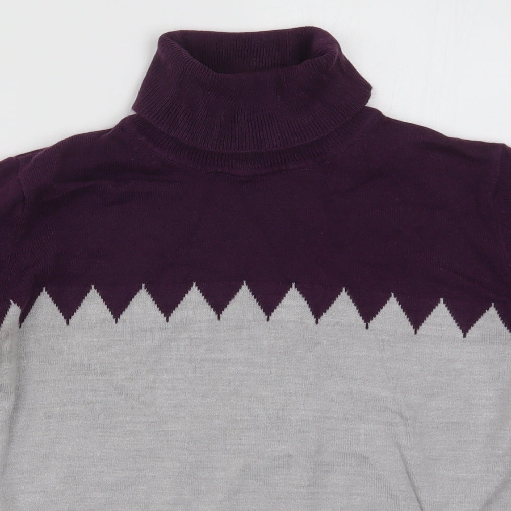 Womens UK Size 12 Marks and Spencer Purple Pullover Jumper