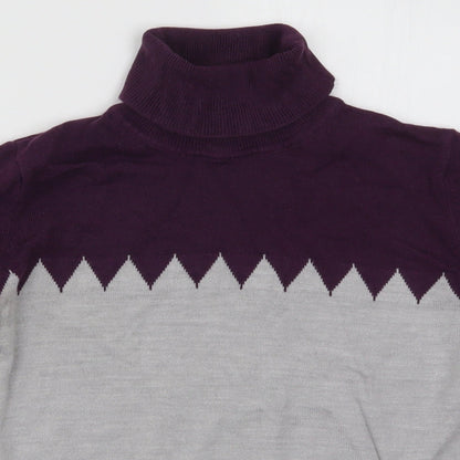 Womens UK Size 12 Marks and Spencer Purple Pullover Jumper