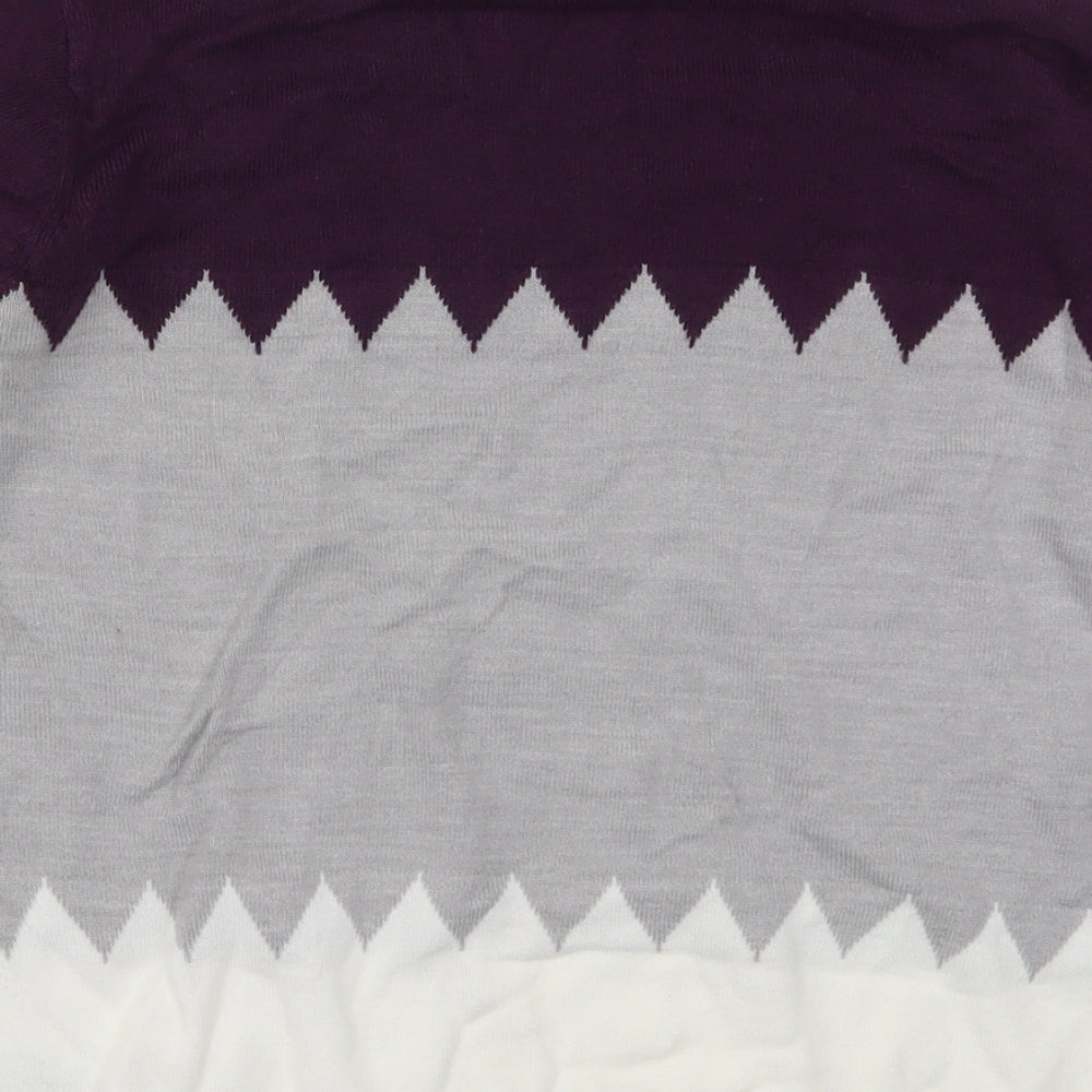 Womens UK Size 12 Marks and Spencer Purple Pullover Jumper