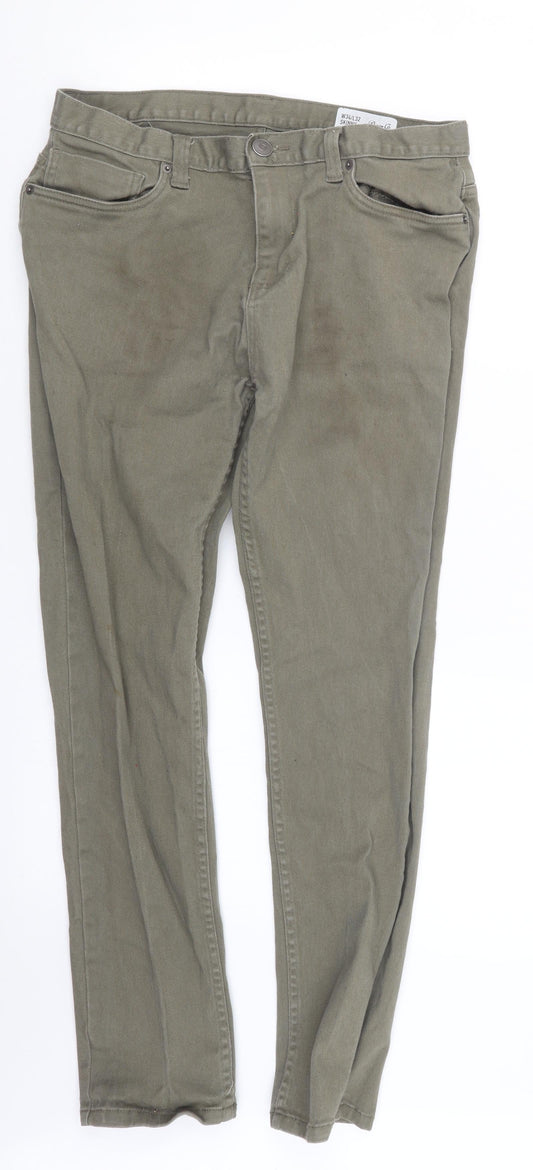 Denim Co. Mens Green   Skinny Jeans Size 31 in L28 in