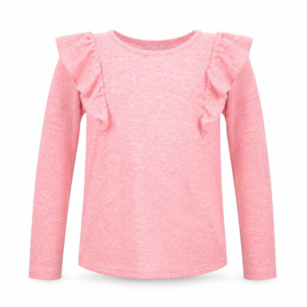 Front view of Matalan girls’ pink jumper, size 9, years