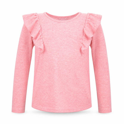 Front view of Matalan girls’ pink jumper, size 9, years